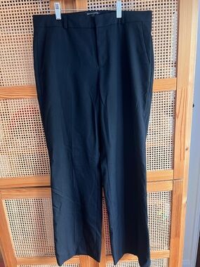 Banana Republic Black Pants with Purple Trim